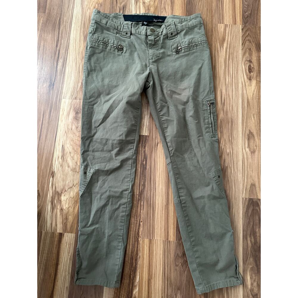 Joe's Jeans Green Khaki Cargo Utility Cropped Pants